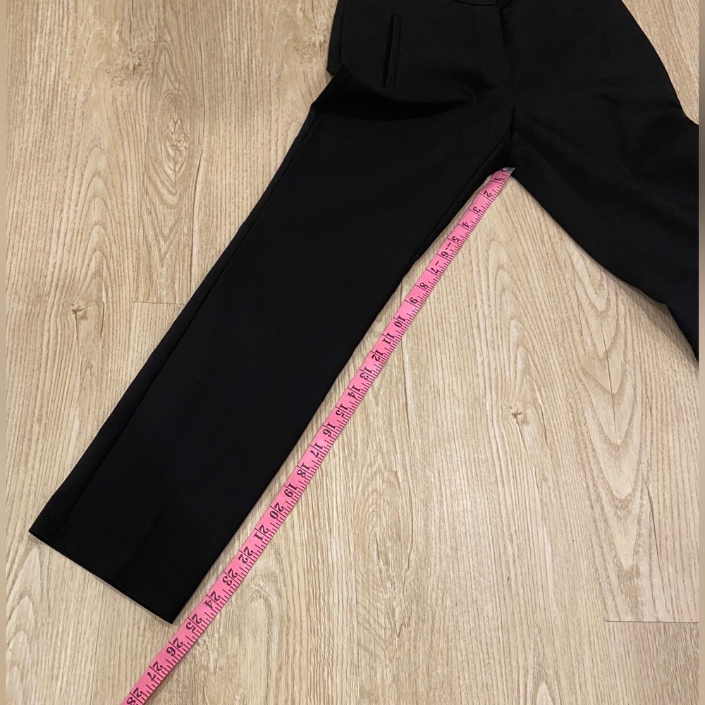 Zara Basic Collection Cropped Flat Front Stripe T… - image 7